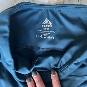 Rbx 7/8 length teal leggings